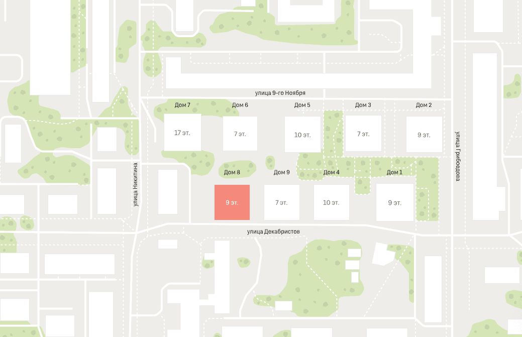 Схема объекта