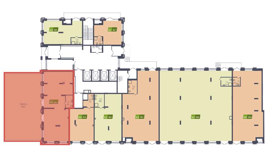 ЖК Калининский квартал, дом 4, помещение 292.3 м² - 757