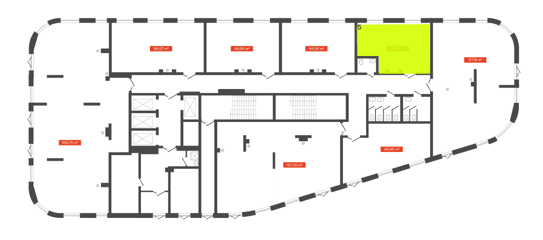 ЖК FREEDOM, башня В, 40.31 м² - 792
