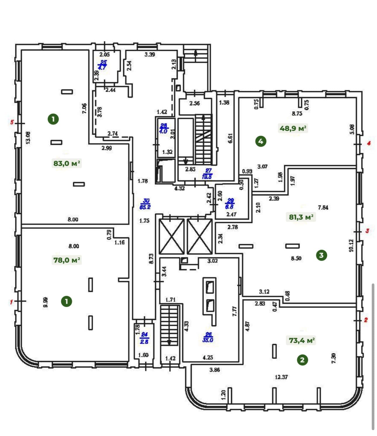 Парк-квартал Южный 28/7 83 м² - 1075